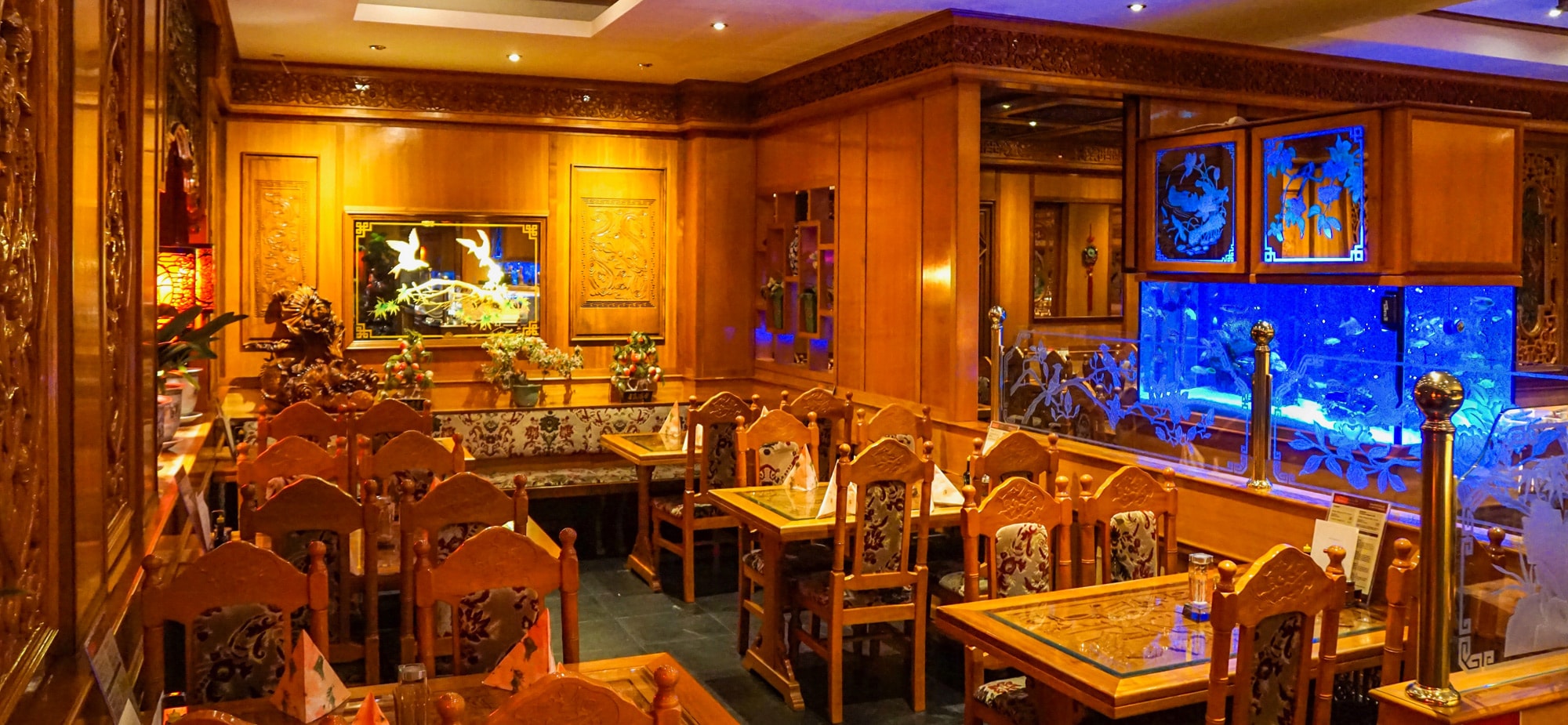 Warme Atmosphäre im China Restaurant Palace